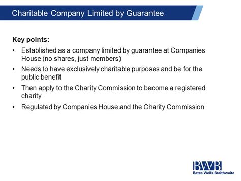 how to become a registered charity|charitable company limited by guarantee.
